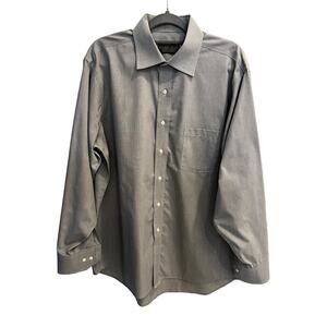 Donald J. Trump Executive Collection Button Up Dress Shirt Size 17 34 / 35